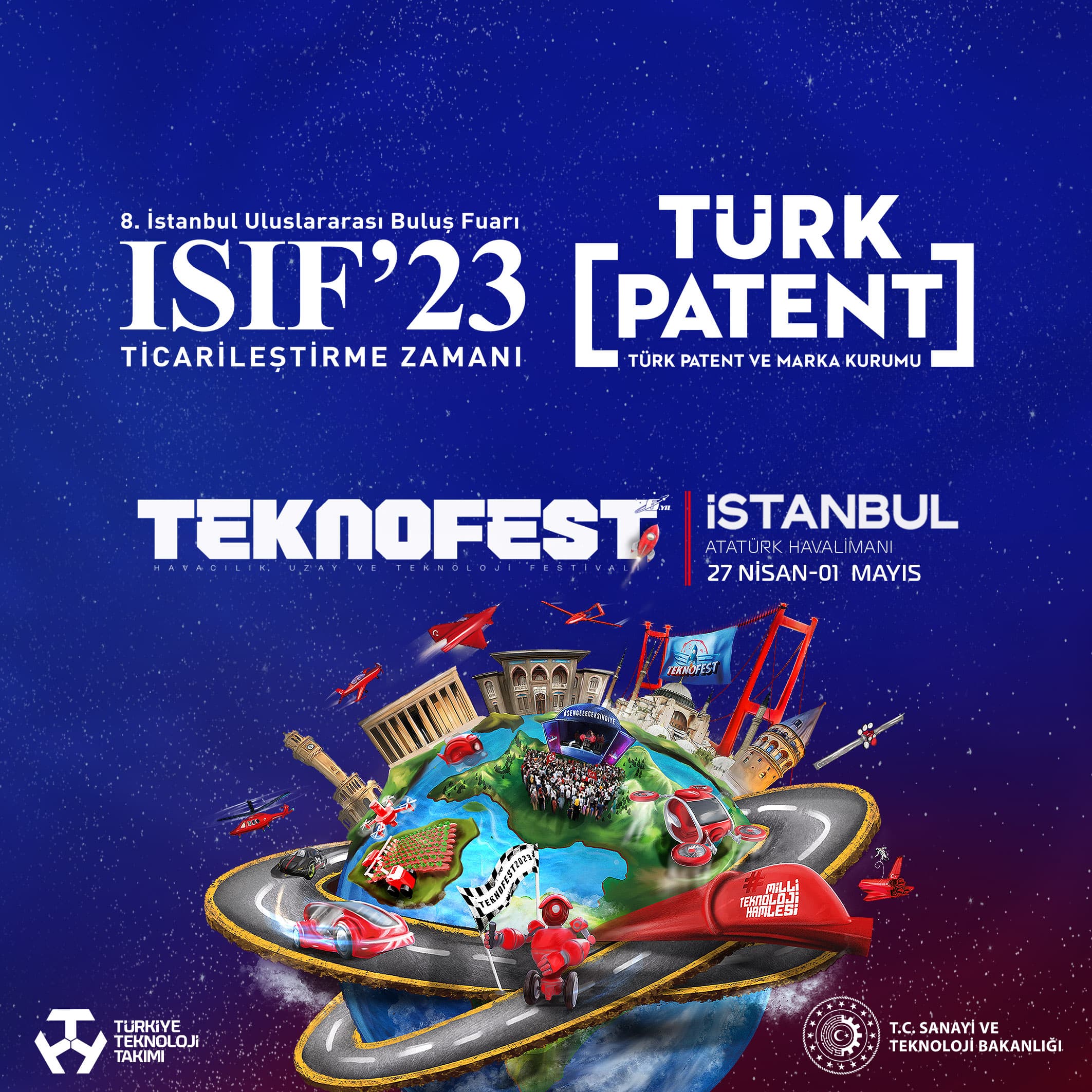 2023 ISIF'23 İstanbul'da 424 buluş